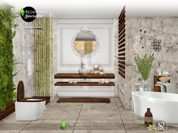  The Sims Resource: Regenerate Btahroom Tile by SIMcredible!