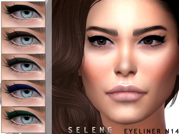  The Sims Resource: Eyeliner N14 by Seleng