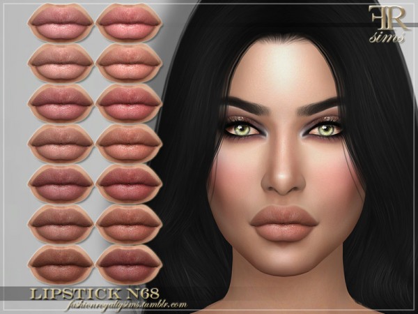  The Sims Resource: Lipstick N68 by FashionRoyaltySims