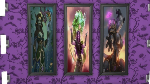  Mod The Sims: World of Warcraft Portrait Paintings by N.Blightcaller