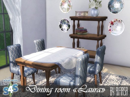  Aifirsa Sims: Dining room Laura