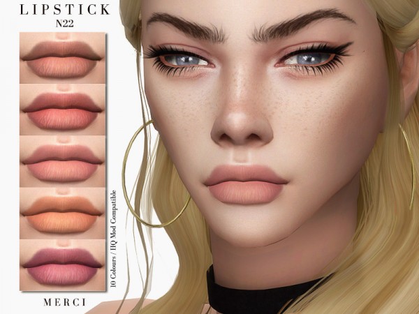  The Sims Resource: Lipstick N22 by Merci