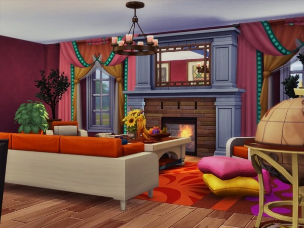  The Sims Resource: Fiesta House by marychabb