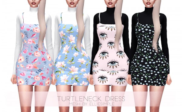  Kenzar Sims: Turtleneck Dress
