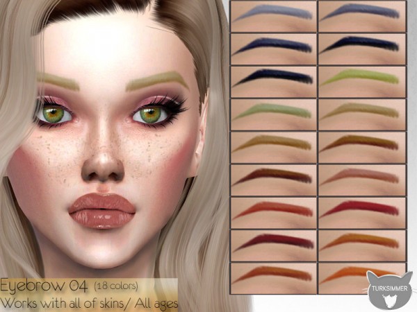  The Sims Resource: Eyebrow 04 by turksimmer