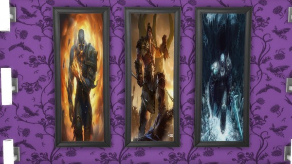  Mod The Sims: World of Warcraft Portrait Paintings by N.Blightcaller