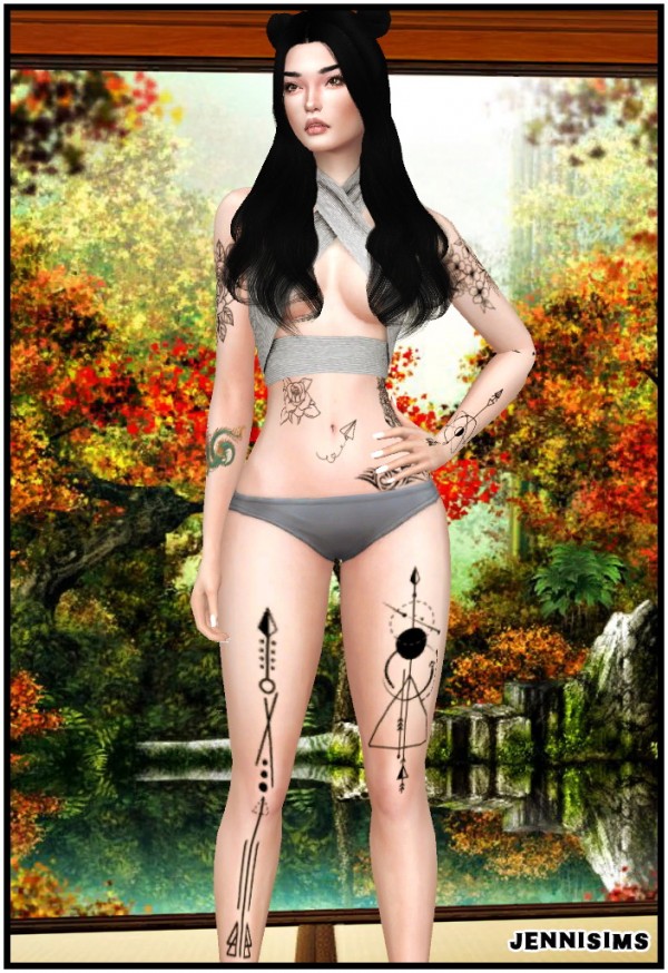  Jenni Sims: Collection Tattoos Dragon Girl