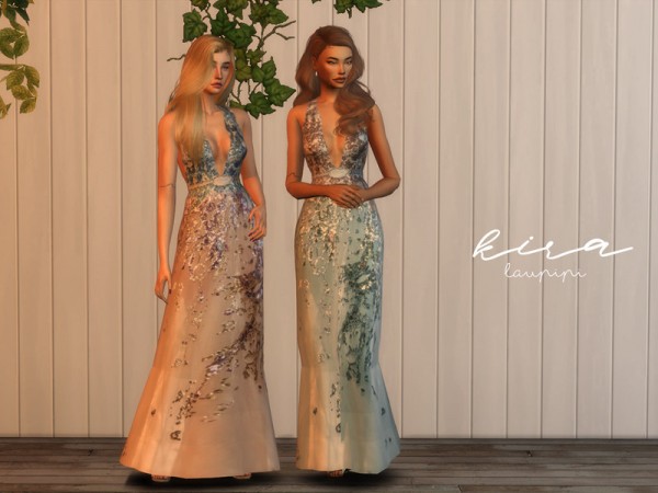  The Sims Resource: Kira Dress by laupipi