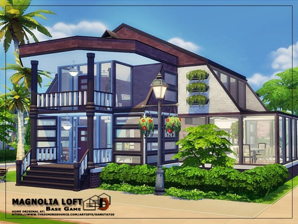  The Sims Resource: Magnolia Loft by Danuta720