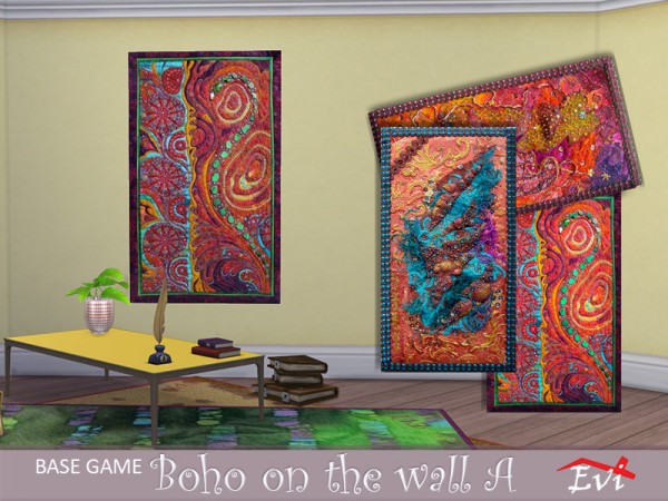 The Sims Resource: Boho on the Wall by evi
