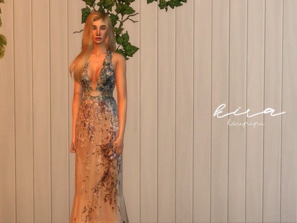  The Sims Resource: Kira Dress by laupipi