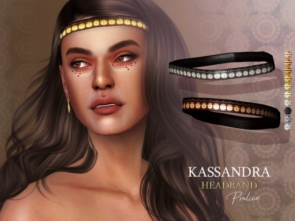  The Sims Resource: Kassandra Headband by Pralinesims