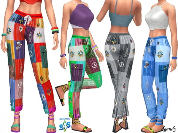  The Sims Resource: Boho Capris by dgandy