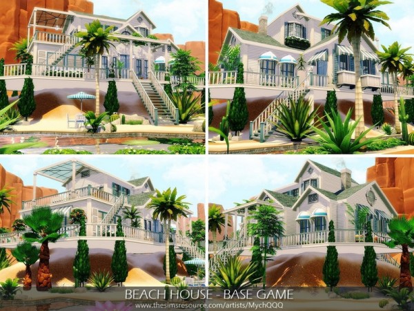  The Sims Resource: Beach House by MychQQQ