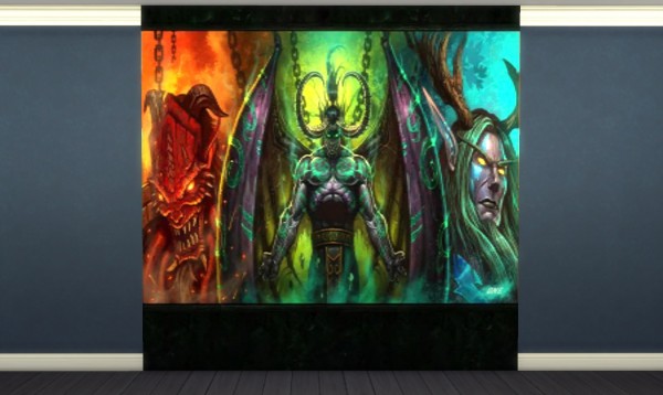  Mod The Sims: World of Warcraft Wallpaper Mural by N.Blightcaller