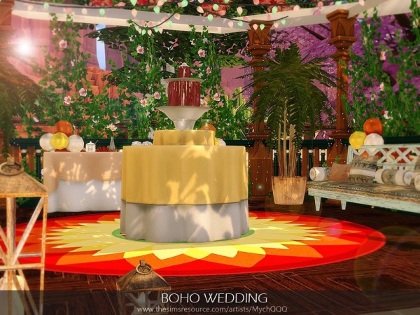  The Sims Resource: Boho Wedding by MychQQQ