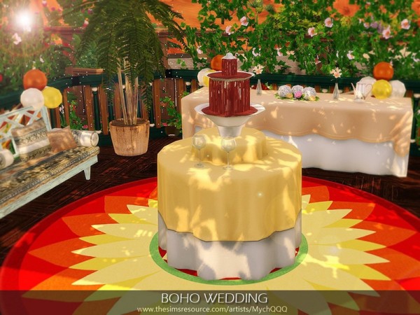  The Sims Resource: Boho Wedding by MychQQQ