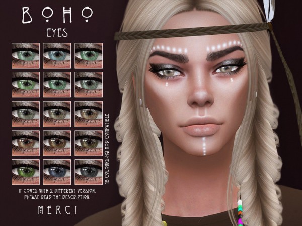  The Sims Resource: Boho Eyes by Merci