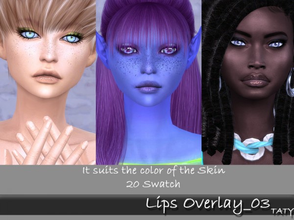  The Sims Resource: LipsOverlay 03 by tatygagg