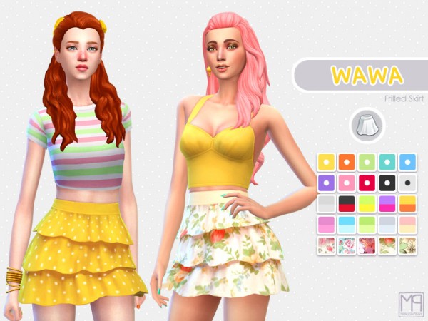  The Sims Resource: Wawa Dress by nueajaa