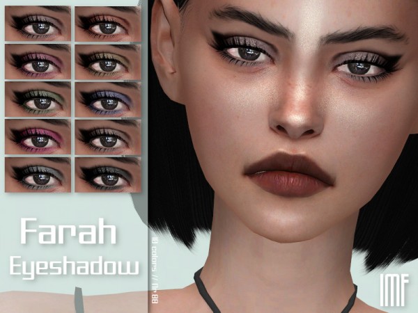  The Sims Resource: Farah Eyeshadow N.88 by IzzieMcFire