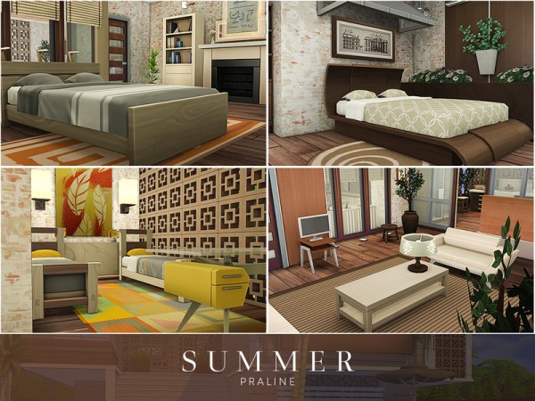 The Sims Resource: Summer House by Pralinesims