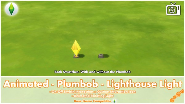  Mod The Sims: Animated   Plumbob   Lighthouse Light by Bakie