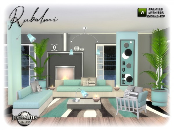  The Sims Resource: Rubalmi Garden Livingroom