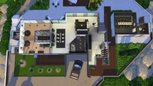  Mod The Sims: Beautiful Hill View   Villa CasaNova   NO CC by bradybrad7