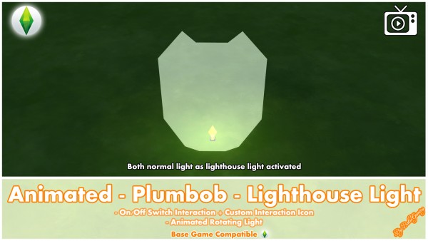  Mod The Sims: Animated   Plumbob   Lighthouse Light by Bakie