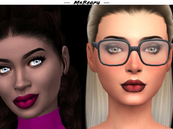  The Sims Resource: Luscious Lipstick by MsBeary