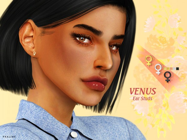  The Sims Resource: Venus Earstuds by Pralinesims