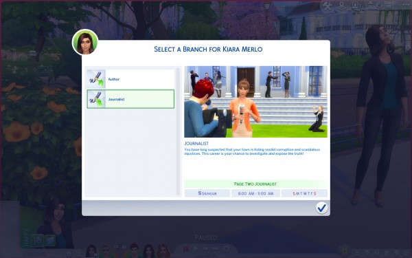  Mod The Sims: Part time Writer Career by Arialyx