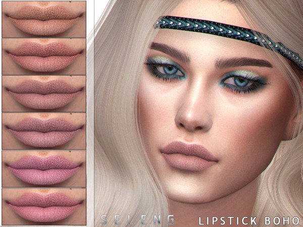  The Sims Resource: Lipstick Boho by Seleng