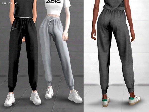  The Sims Resource: Sports Pants by ChloeMMM