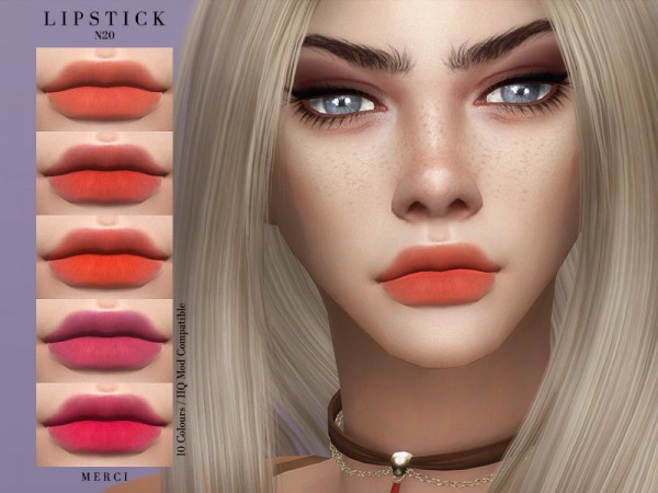  The Sims Resource: Lipstick N20 by Merci