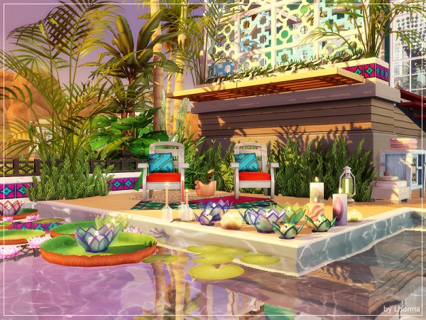  The Sims Resource: Boho Beach Cabin by Lhonna