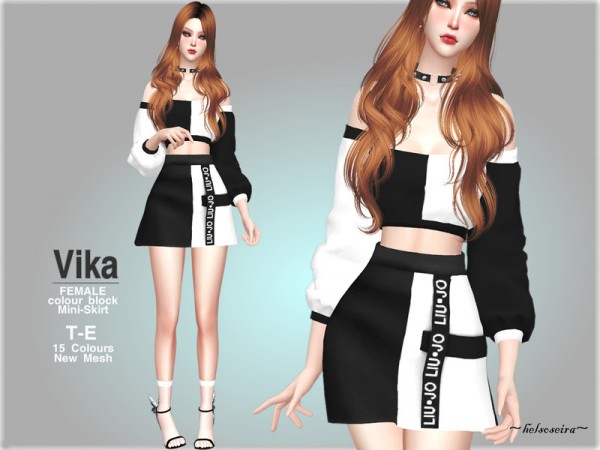  The Sims Resource: VIKA   Mini Skirt by Helsoseira