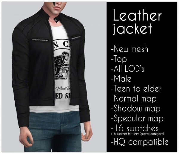  Lazyeyelids: Leather jacket