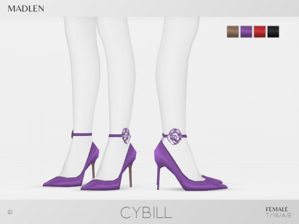  The Sims Resource: Madlen Cybill Shoes by MJ95