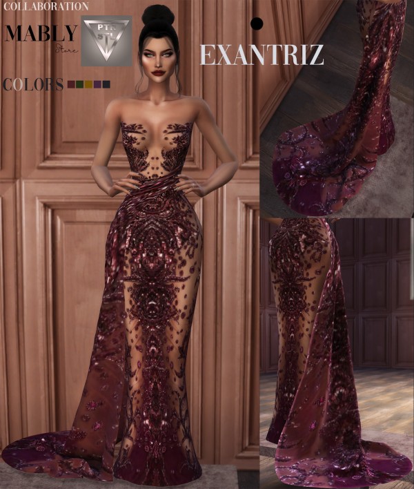  Mably Store: Exantiz Gown and Acc