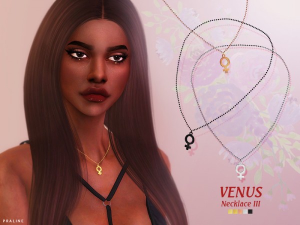  The Sims Resource: Venus Necklace 3 by Pralinesims