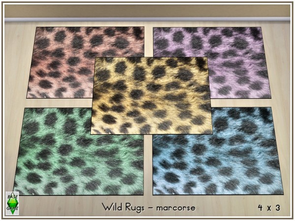  The Sims Resource: Wild Rugs by marcorse