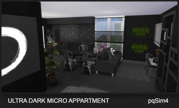  PQSims4: Ultra Dark Micro Appartment