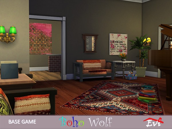  The Sims Resource: Boho Wolf House by evi