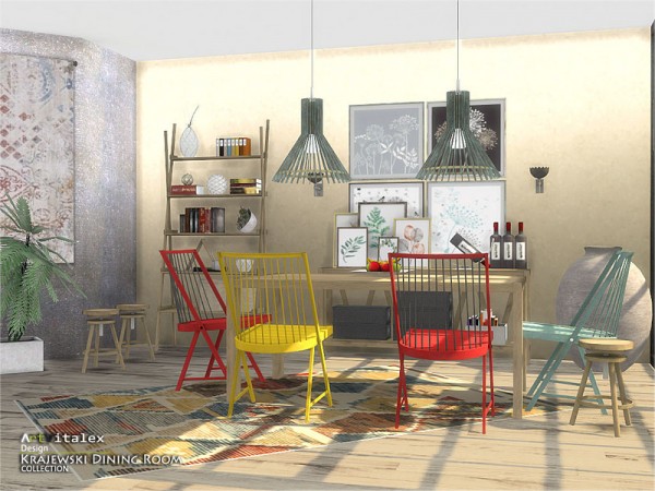  The Sims Resource: Krajewski Dining Room by ArtVitalex