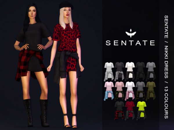  The Sims Resource: Nikki Dress by Sentate