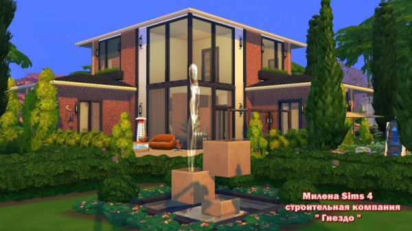  Sims 3 by Mulena: Modern house Square