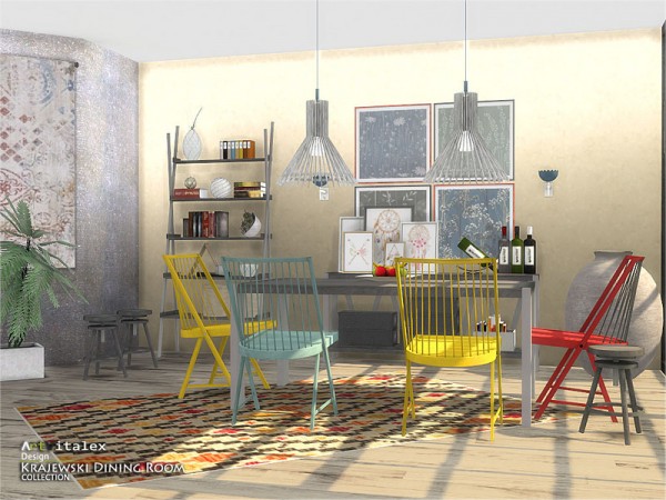  The Sims Resource: Krajewski Dining Room by ArtVitalex