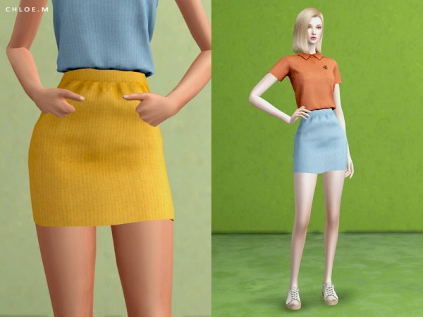  The Sims Resource: Short skirt by ChloeMMM